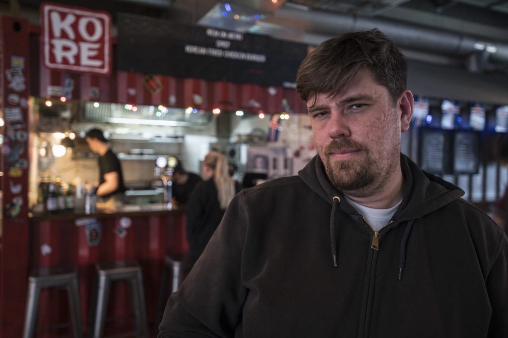 Atli Snær - head chef at KORE