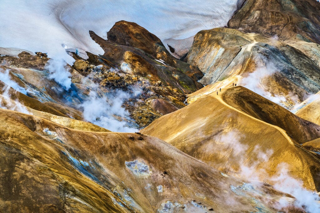 Kerlingarfjöll, a rare place in the highlands, between Langjökull and Hofsjökull