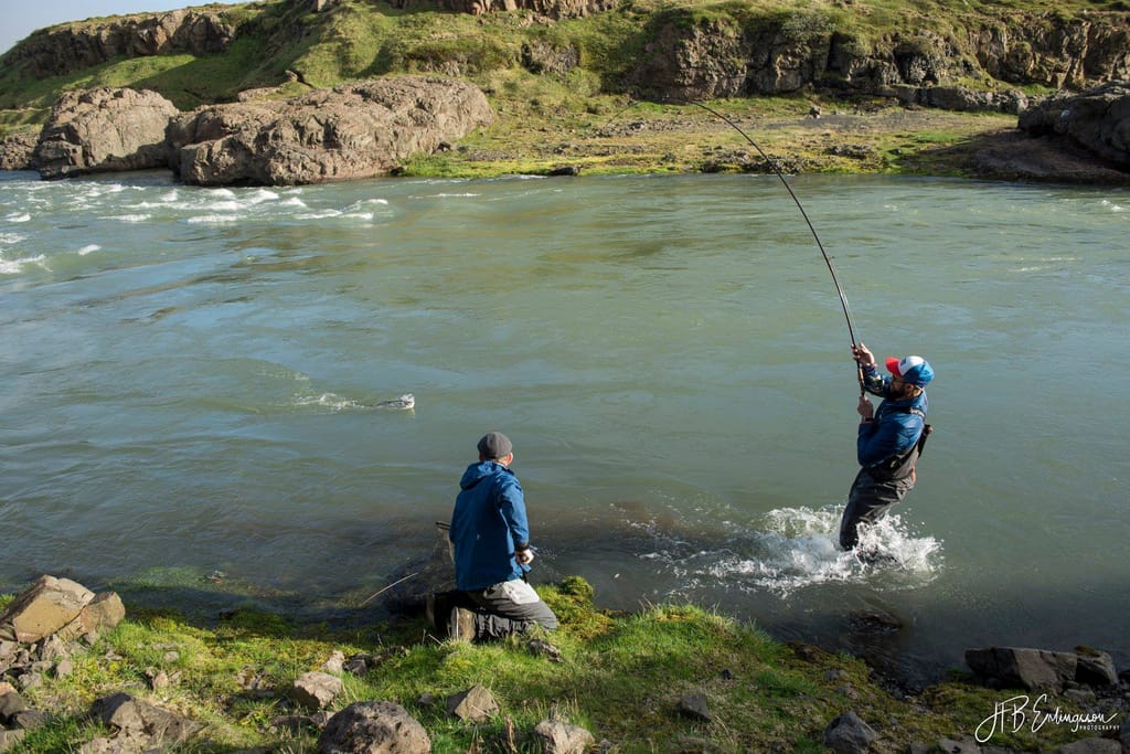 Fishing for Salmon Blanda
