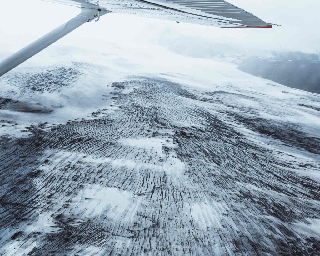 Glacier flights Iceland