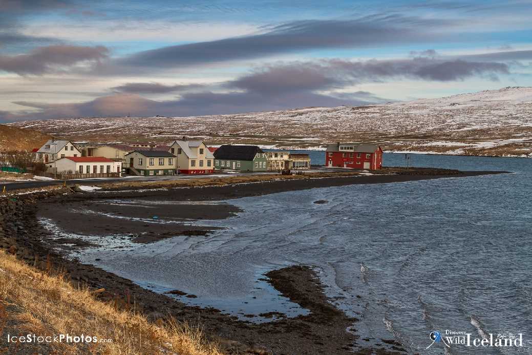 Borðeyri Village, Hrútafjörður, Westfjords, Iceland