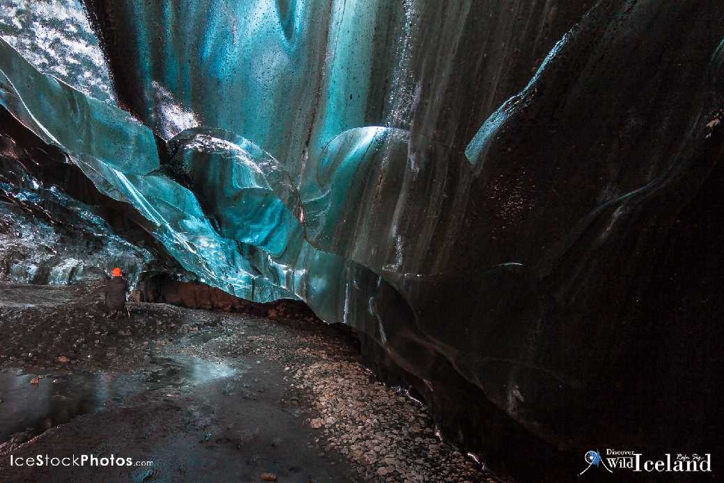 Ice Cave  in South Iceland
