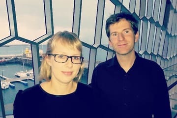 Hafdís Vigfúsdóttir og Grímur Helgason