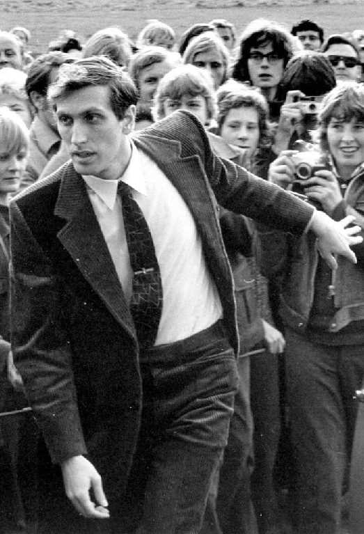 Bobby Fischer speaking during flight to Denmark, en route to Iceland 