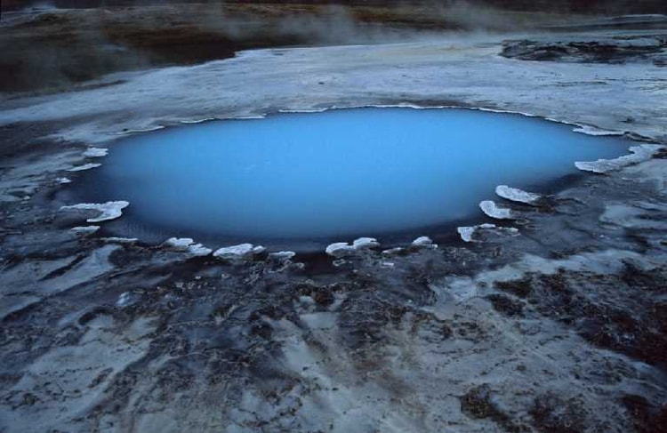 Hot springs Iceland