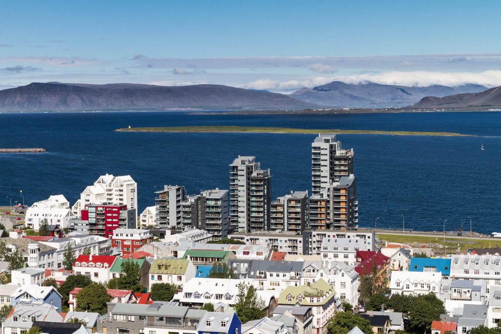 City of Reykjavík seen from Hallgrímskirkja tower