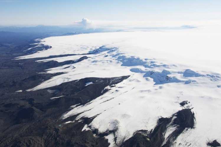 Vatnajokull Bardarbunga iceland icelandic times (gos i bakgr.)