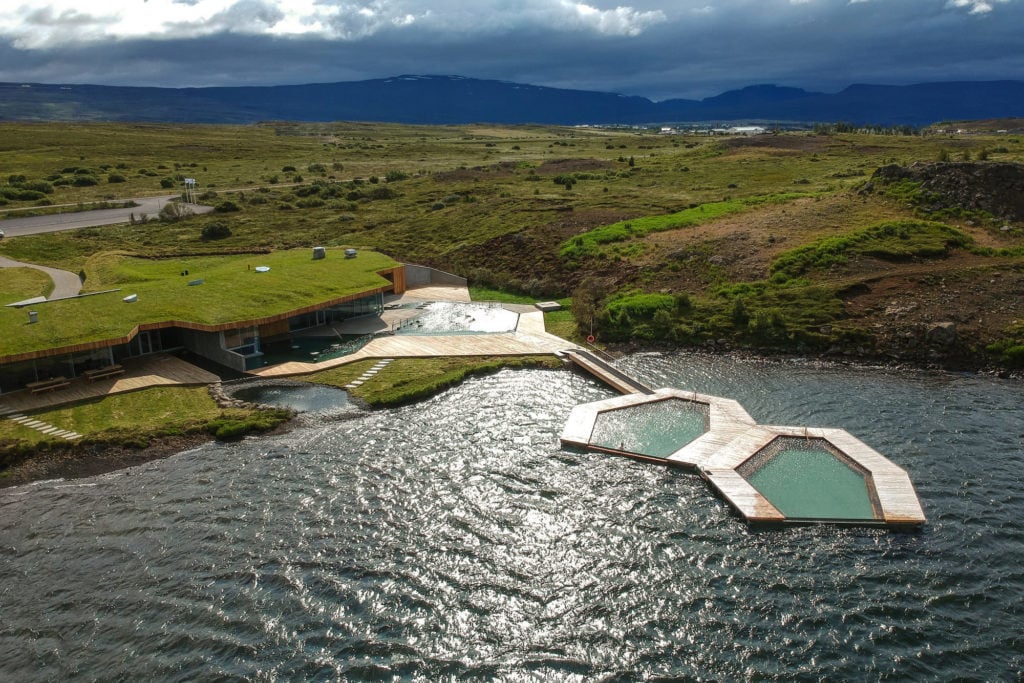 Geothermal bath East Iceland