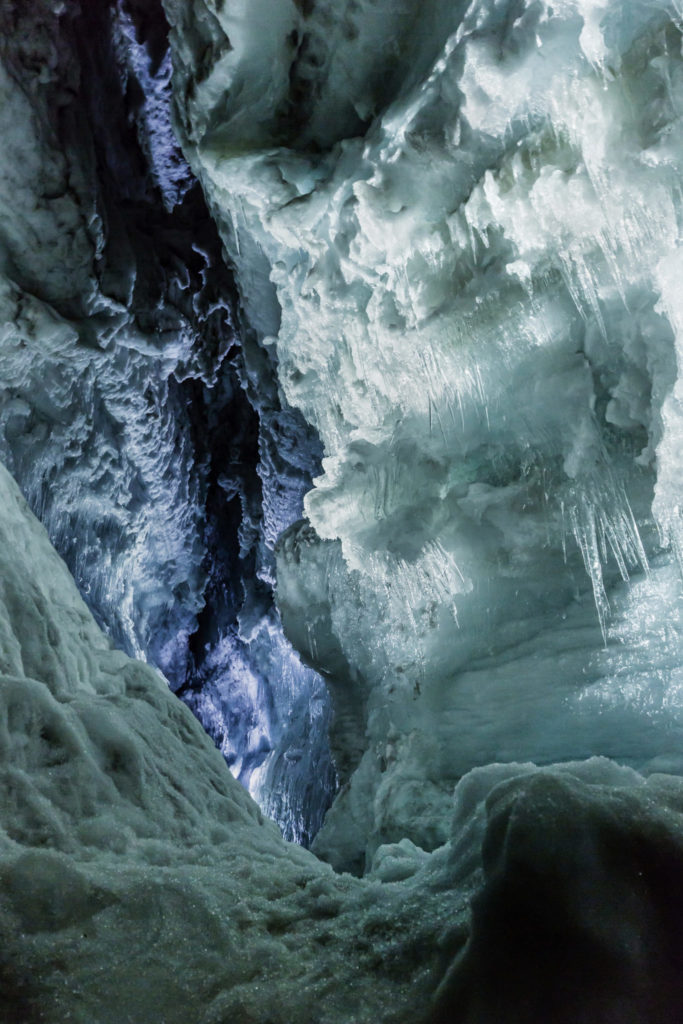 Inside Langjökull Glacier